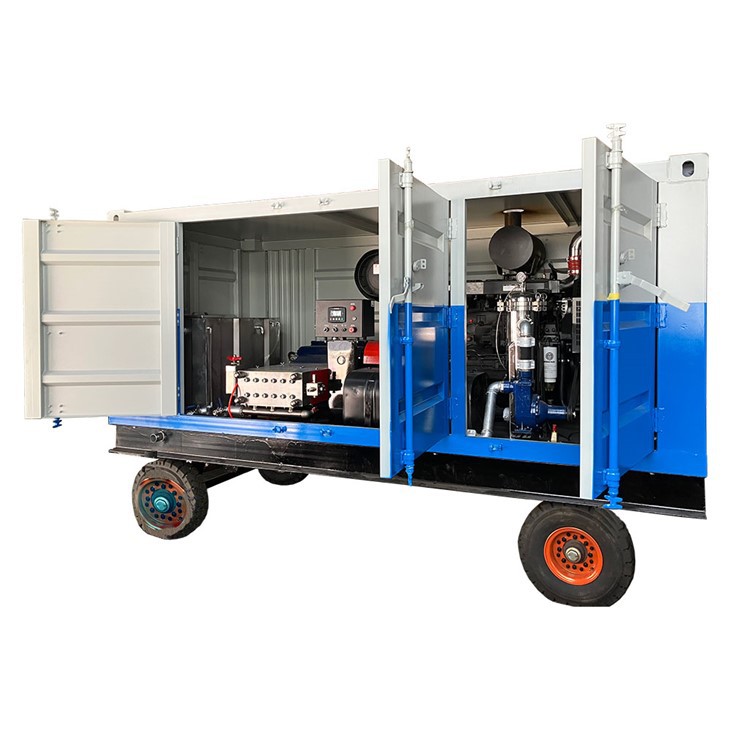 1450BAR 산업용 튜브 자동 청소 수력 블라스팅 시스템