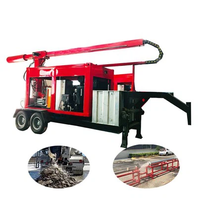 1400BAR 시멘트 믹서 탱크 청소 수력 블라스팅 머신