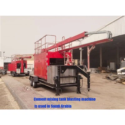1400BAR 시멘트 믹서 탱크 하이드로 블라스팅 기계