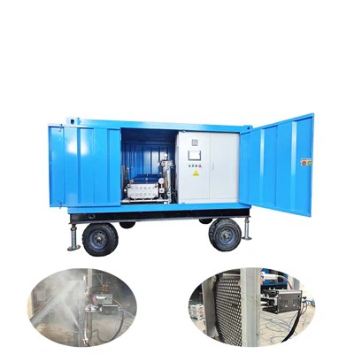 1400BAR 산업용 파이프 자동 청소 수력 블라스팅 시스템