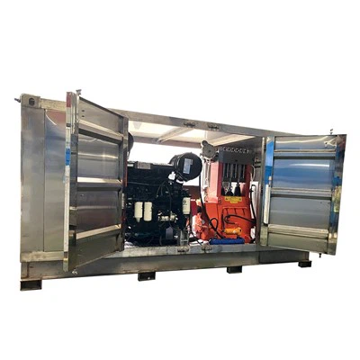 1600bar 산업용 튜브 청소 수력 발파 기계