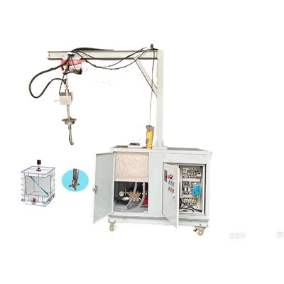 180BAR IBC 컨테이너 자동 블라스팅 머신