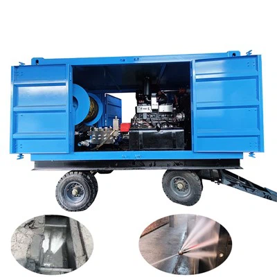 190L/분 24MPA 대형 하수 배수 고압 제트기