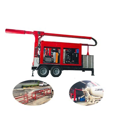21000psi 콘크리트 믹서 드럼 청소 하이드로 블라스팅 기계