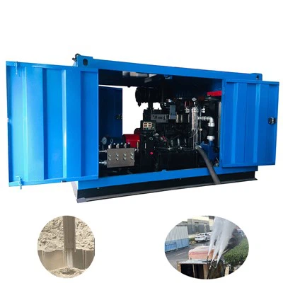 210L/MIN 고압 워터 제트 보조 드릴링 필링 머신