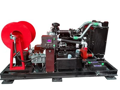 220lpm 대형 하수도 제트 준설 기계