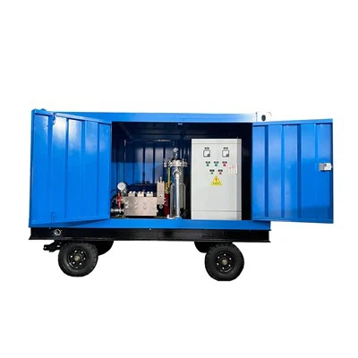 70Mpa 70L 열교환기 청소 하이드로 블라스팅 기계