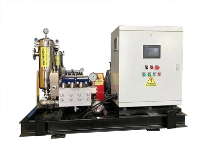 공기 냉각 섬 청소 하이드로 블라스팅 머신