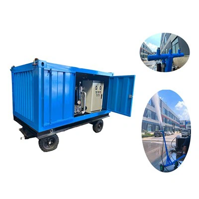 공기 예열기 청소 수력 발자 기계