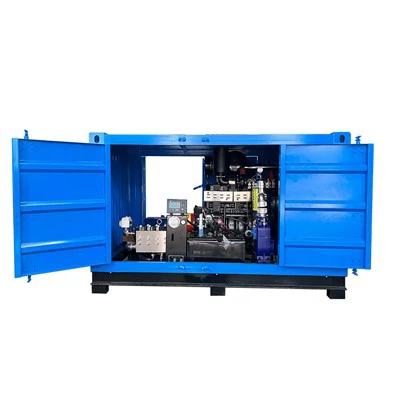 고압 워터 제트 조종사 구멍 보조 파일 구동 기계